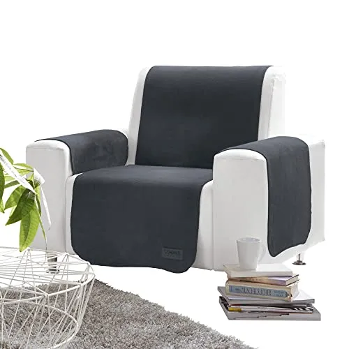 LOOKS BY WOLFGANG JOOP Armlehnenschoner 2er-Pack grau/Silber Größe 50x70 cm