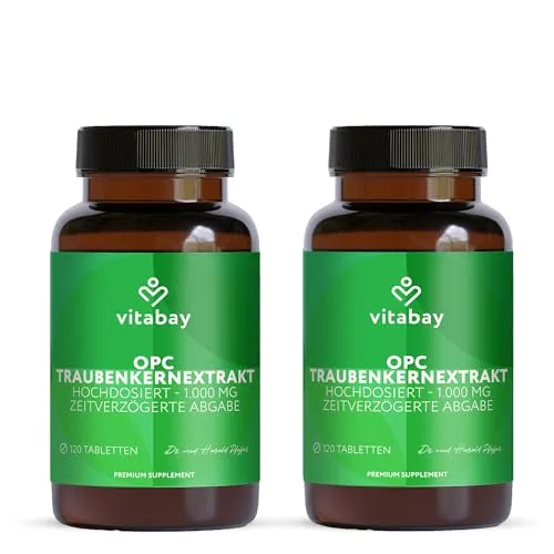 Vitabay OPC Traubenkernextrakt 1000 mg Hochdosiert