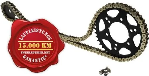 Kettensatz 16 48 für Honda XL 600 650 V Transalp in gold von Citomerx