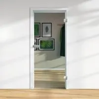 Glasdrehtür ESG Floatglas 1972 x 834 mm – Modern und Lichtdurchlässig