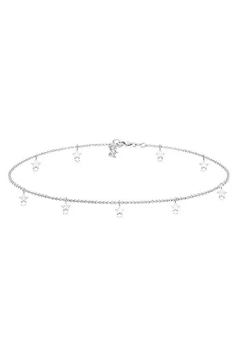 Elli Collier Choker Kette Sterne Astro 925 Sterling Silber von Elli