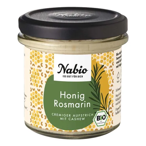 Cashew Creme Aufstrich - Honig Rosmarin 135g | NABIO