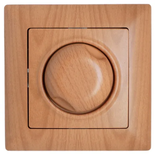 Visage Dimmer Schalter mit Rahmen Unterputz Eichen-Natur Hell Helligkeitsregler