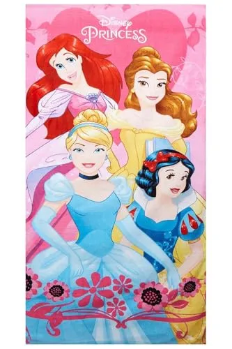 License Sweet Home / Jerry Fabrics Disney Princess Heart Beach Handtuch