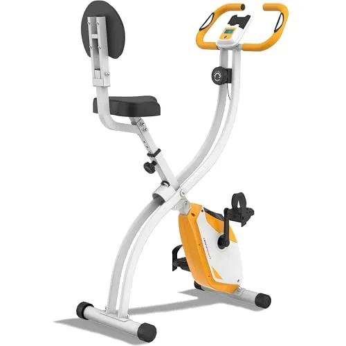 Ultrasport F-bike 200B, Klappbares Fahrradergometer mit Rückenlehne