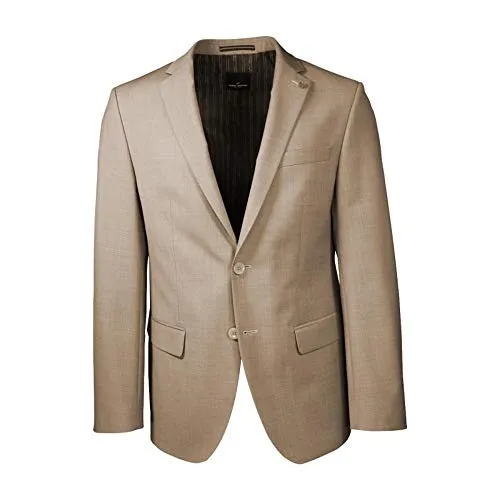 Daniel Hechter Herren Jacket NOS MOD DH-X Blazer - Beige (Sand 410) - Sakkos für Herren, aus superelastischer Wollmischung für einen sommerlich leichten Tragekomfort in eleganter Unifarbe.