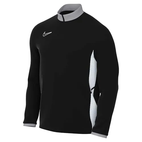 Nike Herren Dri/Fit Academy25 Dril Sweatshirt, Black/Wolf Grey/White/White, M