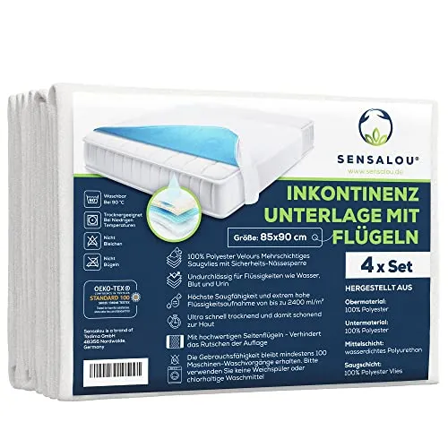 Sensalou Inkontinenzauflage 4 Stück von Sensalou