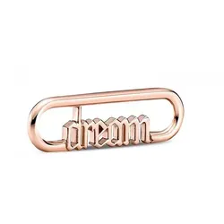 Pandora Rosévergold. Schmuckglied - Eleganter Anhänger aus Edelstahl mit 14K rosévergoldeter Beschichtung, perfekt verpackt in einer Schmuckbox – ideal für besondere Anlässe.