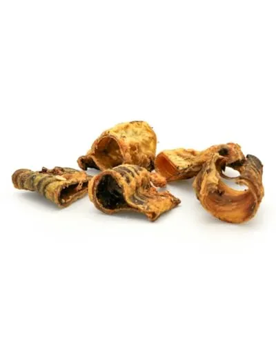 Fit4Pets Hund-Beißzapfe, Tracheitis Rind, Natur, Harte, Gelenkstütze und Zahnpflege, 200g