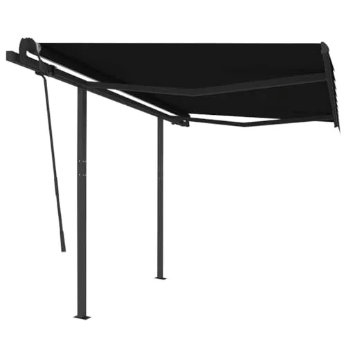 vidaXL Automatische Einziehbare Markise 3,5x2,5 m - Außenanbau, bietet effektiven Sonnenschutz und ist platzsparend dank automatischem Einzug.