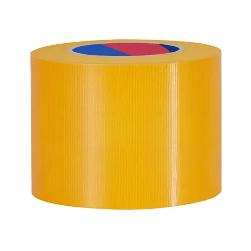 Duccinp Panzertape extra stark, 50 m x 10 cm, Wasserdichtes Reparaturband für Reparaturen, Heimwerker, Handwerk, Innen- und Außenbereich, Duct Tape (Gelb)