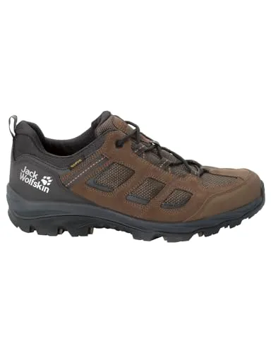 Jack Wolfskin Vojo 3 Texapore Low M Herren Outdoorschuhe - Wasserdichte Wanderschuhe für Tagestouren, atmungsaktiv mit griffigem Profil und dämpfender Sohle für optimalen Komfort.