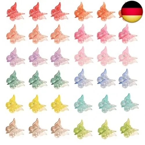 Stück Schmetterling Haarspangen,Mini Haarspangen,Klaue 50