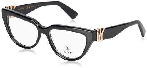 Lanvin LNV2646 001 Black Eyewear Woman Acetato, Cat Eye, 54