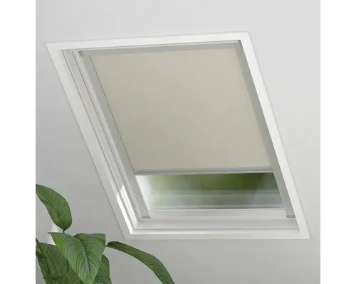 Dachfenster Verdunkelungsrollo Sky 2.0 für Velux CK02 - Hochwertiges Verdunkelungsrollo in Beige, ideal für Schlafzimmer und Wohnräume. Bietet optimalen Lichtschutz und sorgt für eine angenehme Atmosphäre.