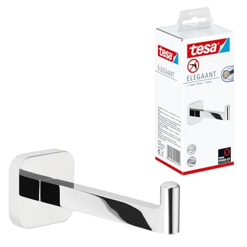 tesa ELEGAANT Ersatzrollenhalter für Toilettenpapier in rot von tesa