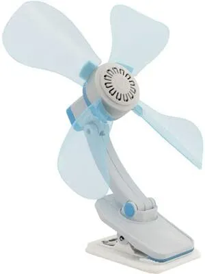 Eurotrail Klammer-Ventilator, 12 V, blau