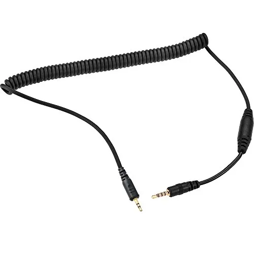 PHOLSY P6 Kamera Fernauslöser Anschlusskabel 2,5 mm Klinke für Auslöser (z.B.Timer-Fernauslöser) und kompatibel mit Panasonic Kameras - Ersatz für Spiral-Verbindungskabel 2,5mm-L1 2,5-L1