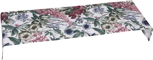 GO-DE Tischläufer 40 cm x 140 cm im floralen Design in grün von GO-DE