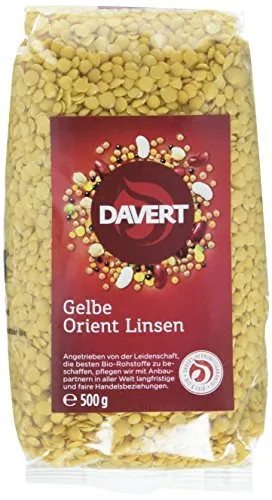 Davert Gelbe Orient Linsen (1 x 500 g) - Bio