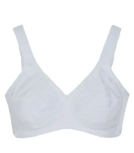 LingaDore Bügelloser BH Lisette - Komfort ohne Bügel in Weiß - Funktionsunterwäsche mit atmungsaktivem, antibakteriellem Material für höchsten Tragekomfort. Ideal für Yoga und Laufen, perfekt für Cupgrößen B-C.