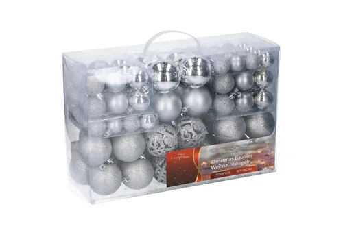 Weihnachtsbaumschmuck Silber von HTI-Line