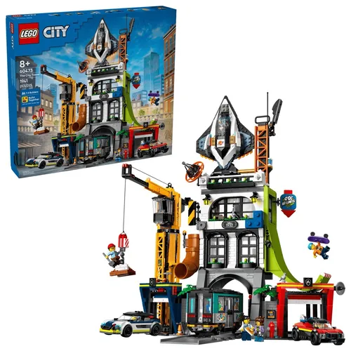 LEGO® City 60473 Der City Turm - Actionreiches Spielset - LEGO® Bausatz ab 8 Jahren mit 1.941 Teilen. Kinder erleben aufregende Abenteuer in einer lebendigen Stadt mit Polizei, Feuerwehr und Raumfahrt. Ideal für kreativen Spielspaß mit Freunden!