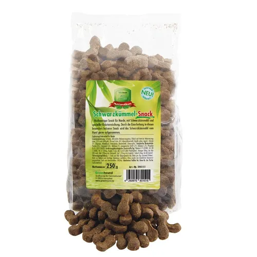 Greenhound Schwarzkümmel Snack - 250g Schwarzkümmelöl mit Kräutermischung