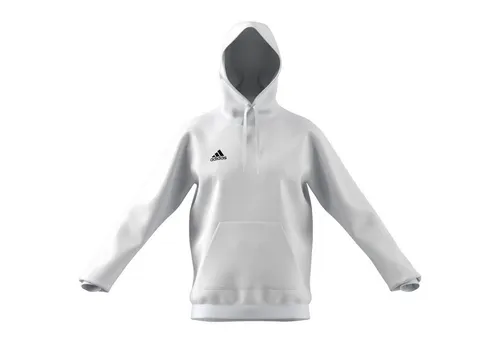 adidas Herren Entrada 22 Sweat Hoodie - Weiß/Schwarz, XL Tall - Herren-Sweatshirt mit regulärem Schnitt, weitenverstellbarer Kapuze und Kängurutasche für optimalen Tragekomfort und modernen Look.