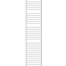 LuxeBath ECD Germany Badheizkörper 400x1800 mm, Weiß, gerade, Seitenanschluss, Design-Heizkörper Handtuchwärmer Handtuchtrockner für Bad