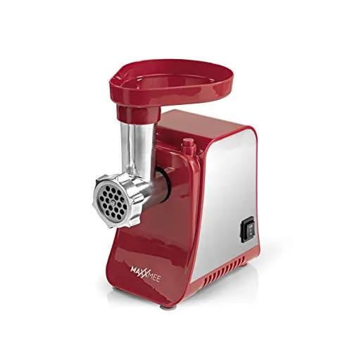 MAXXMEE elektrischer Fleischwolf 1300 Watt | Leistungsstarke Wurstmaschine mit Zubehör