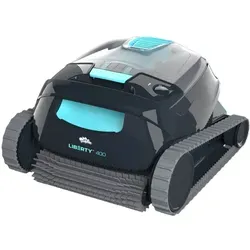 Dolphin Liberty 400 Akku Poolroboter - Kabelloser Poolsauger mit APP-Steuerung, korrosionsbeständig und ideal für Einbaubecken. Genießen Sie 2,5 Stunden Reinigungsautonomie für einen strahlend sauberen Pool!