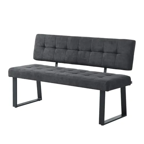 B&D home Sitzbank Sigfrid in schwarz von B&D home