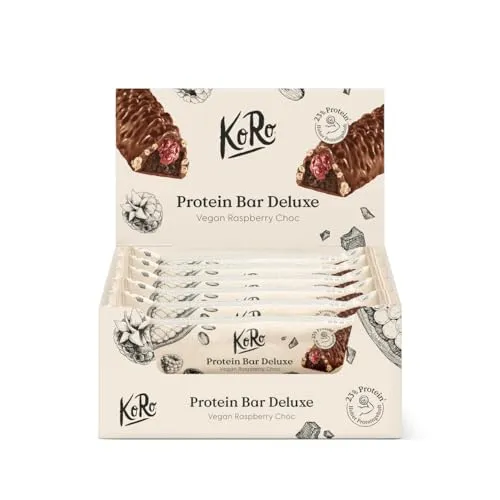 KoRo Protein Bar Deluxe Vegan Raspberry Choc 55 g von KoRo