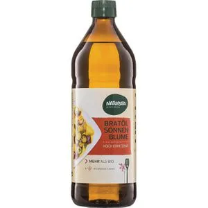 Naturata Sonnenblumenöl Bratöl, BIO, hocherhitzbar, 0,75 Liter