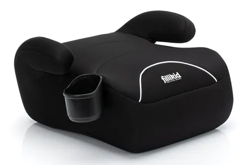 Fillikid Kindersitzerhöhung - Sicherer Autositz für Kinder 6-12 Jahre - Kinderautositze: Der Fillikid Kindersitz bietet eine erhöhte Sitzposition für besseren Überblick, verstellbare Gurtführung für optimalen Sitz und integrierten Flaschenhalter für mehr Komfort.