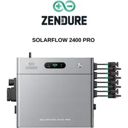 Zendure SolarFlow 2400 Pro Stromspeicher 2.4kWh - Effiziente Energie für Ihr Zuhause - Bidirektionaler Stromspeicher mit 2400W Leistung, erweiterbar von 2,4 kWh auf 16,8 kWh. Optimiertes Energiemanagement für hohe Effizienz und einfache Installation.