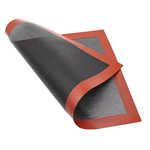 Wiederverwendbare Silikon Backmatte 40x30cm - BPA-frei - Hitzebeständige Backunterlage bis 260 °C mit Antihaft-Eigenschaft für fettfreies Backen. Ideal für Ofen und Kühlschrank, leicht zu reinigen und langlebig. Perfekt für gesunde Zubereitung ohne Ankleben.