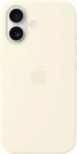 APPLE Silikon Case mit MagSafe für iPhone 17 – Vanille - Schütze dein iPhone 17 stilvoll mit diesem Silikon Case von Apple. Es ist leicht, recycelbar und bietet effizienten Schutz. Die integrierten Magnete ermöglichen schnelles kabelloses Laden und ein sicheres Tragen am Crossbody Band.