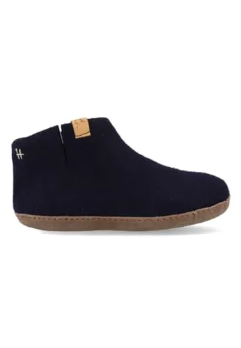 Tofvel Mula Wollfilz-Pantoffel Navy Blue (EU Schuhgrößensystem, Erwachsene, Numerisch, M, 41)