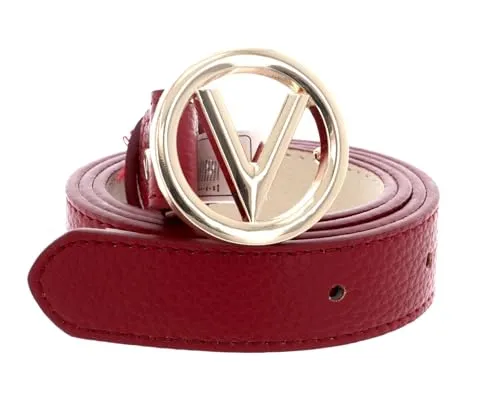 VALENTINO Round Women's Belt W120 Rosso von Valentino