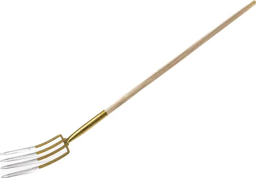 Produktbild KOTARBAU® Forke 4 Zinken mit Stiel Heugabel Mistgabel Mistforke Gartengabel Gartenforke Dunggabel Spatengabel Gabel für Garten Drahtgabel für Garten und