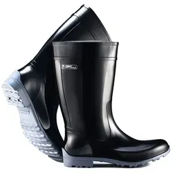 Fjordvik Himmelsken Outdoorstiefel Glänzendes Finish 39 Schwarz Gummistiefel Perfekt für die Stadt Spaziergänge Gassigehen schwarz 39 / UK 5,5