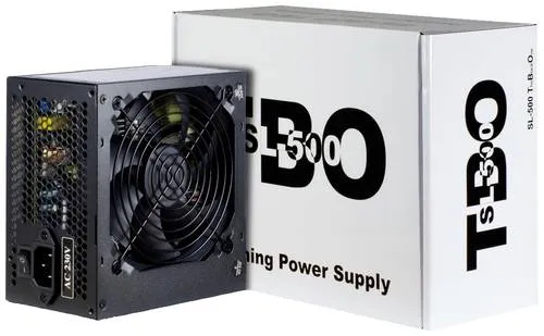 Inter-Tech SL-500 TBO PC Netzteil 500W - Netzteile mit 500W Leistung, ideal für Standard-Rechnersysteme und als Austausch für alte ATX-Netzteile. Tausendfach bewährte Qualität mit drei S-ATA Anschlüssen.