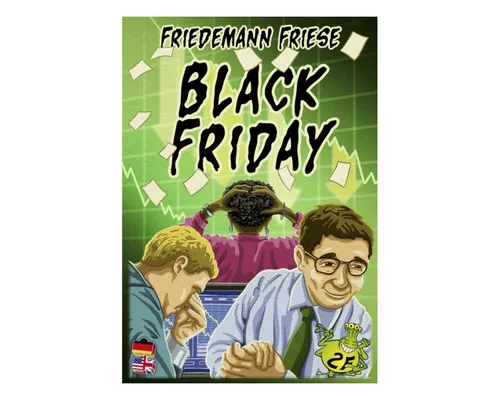 2F-Spiele Black Friday - Strategisches Brettspiel für 2-5 Spieler - Brettspiel ab 12 Jahren mit eigenem Gegner M.I.B.S. für spannenden Aktienhandel und strategisches Goldsammeln. Ideal für Gesellschaftsabende!