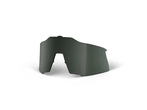 100% Sportbrille 100% Speedcraft - Smoke Replacement Lens unis Grey Green - hochwertige