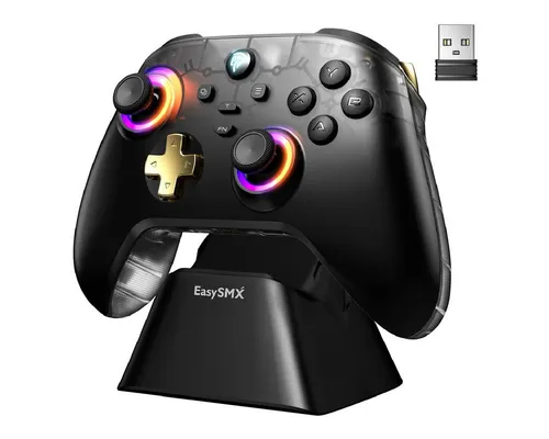 Welikera Controller mit Ladestation Wireless Hall Joystick & Trigger Bluetooth Gaming-Controller