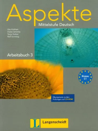 Aspekte 3 (C1) - Arbeitsbuch 3 mit Übungstests auf CD-ROM: Mittelstufe Deutsch: Arbeitsbuch 3 mit Ubungstests auf CD-Rom (Texto)