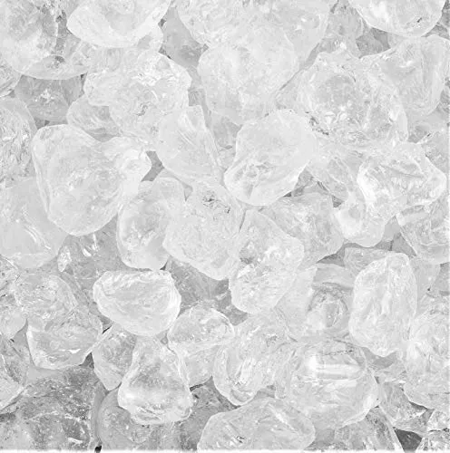 Eurosand GLASSTEINE, Glasbrocken 30-70mm. 5kg. Natur, Glas, Dekosteine, Crushed Ice, dekoeis, Eiswürfel aus Glas